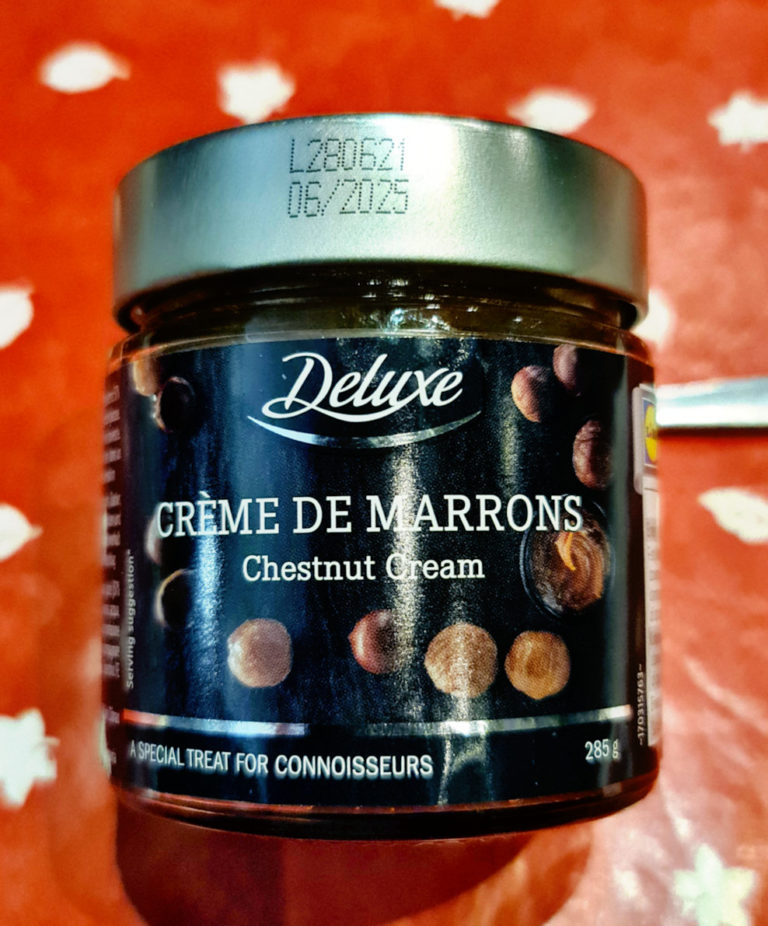 Crème de marrons Deluxe (Lidl) – Flacon 285g