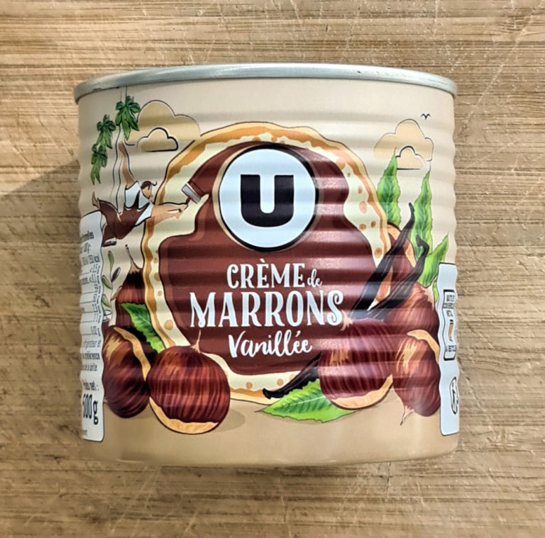 Crème de marrons vanillée-U boîte Alu