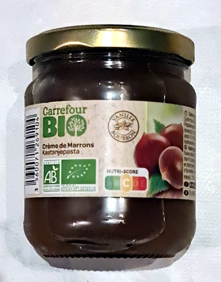 Crème de marrons Carrefour Bio